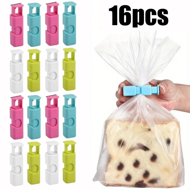 Reusable Plastic Food Bag Clips – 4/20-Piece Set