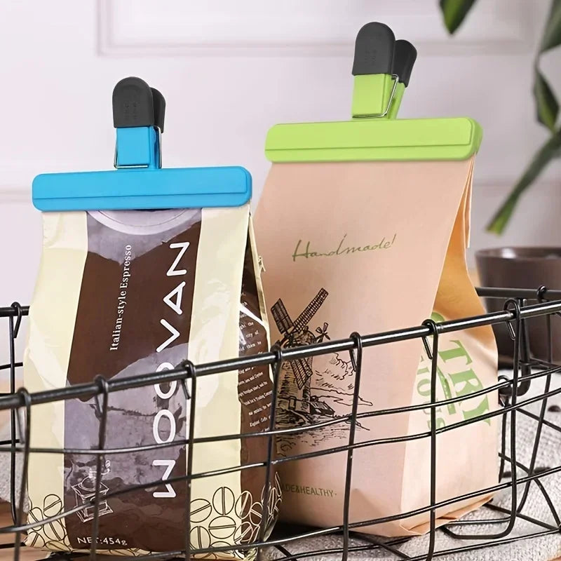 Reusable Plastic Food Bag Clips – 6-Piece Set