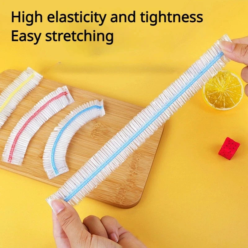 Colorful Elastic Food Covers – Disposable Bowl & Fruit Covers