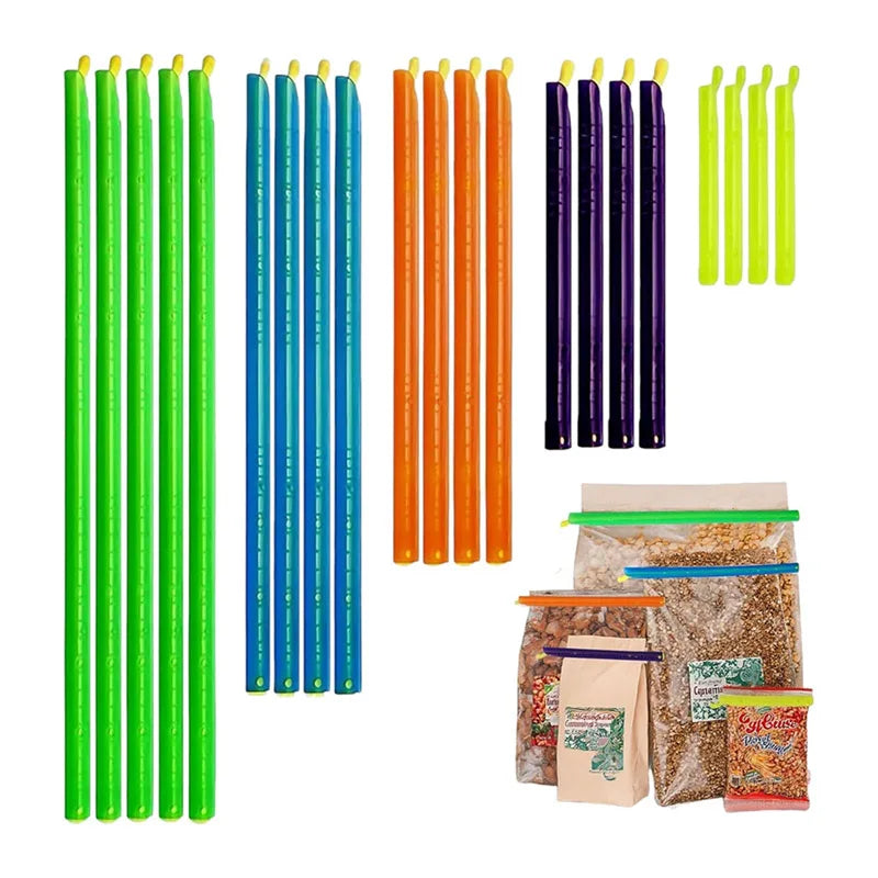 Reusable Plastic Food Bag Sealing Clips – 5/10 Pieces