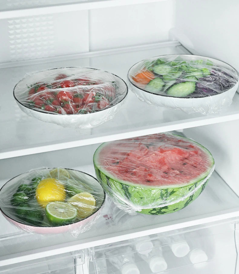 Colorful Elastic Food Covers – Disposable Bowl & Fruit Covers