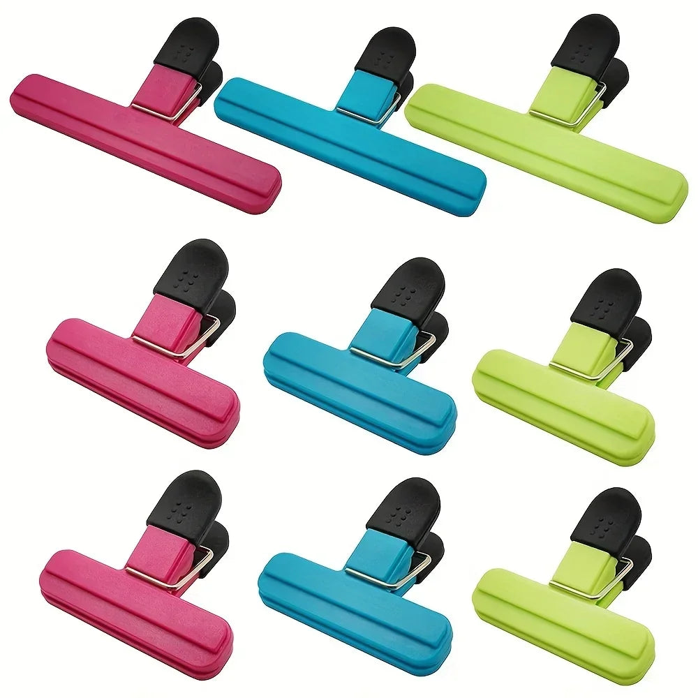 Reusable Plastic Food Bag Clips – 6-Piece Set