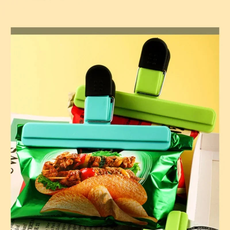 Reusable Plastic Food Bag Clips – 6-Piece Set