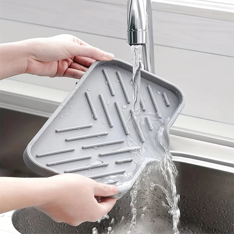 Silicone Sink Tray with Drainage – Small & Large Sizes