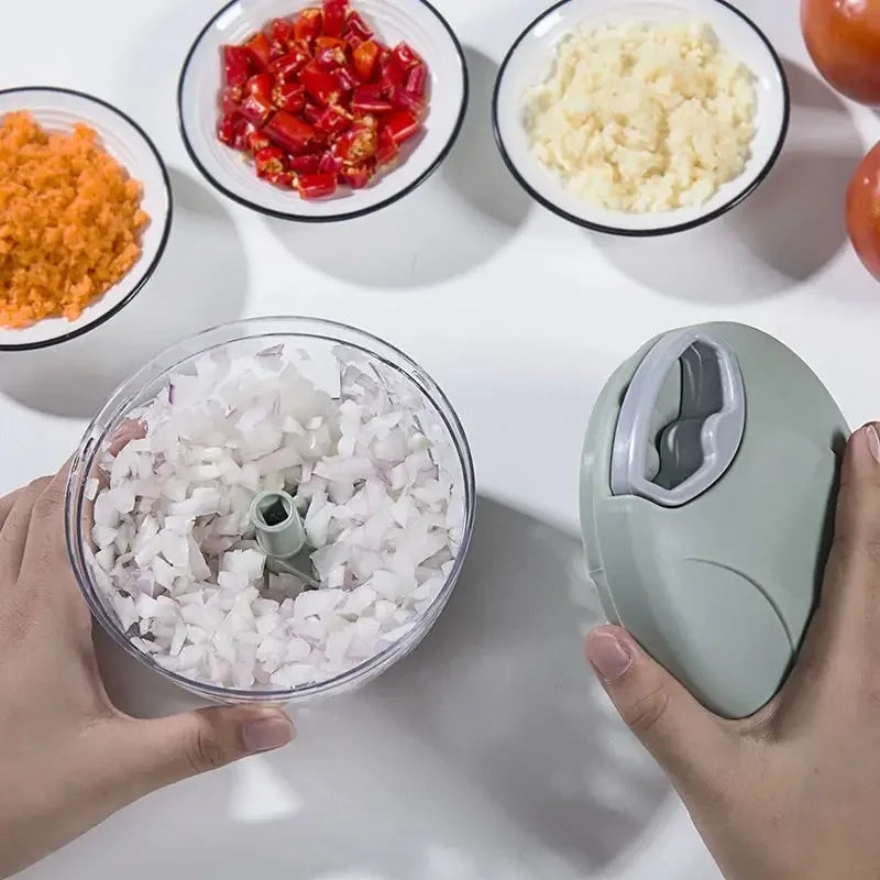 Manual Vegetable & Garlic Chopper – 500ml / 900ml