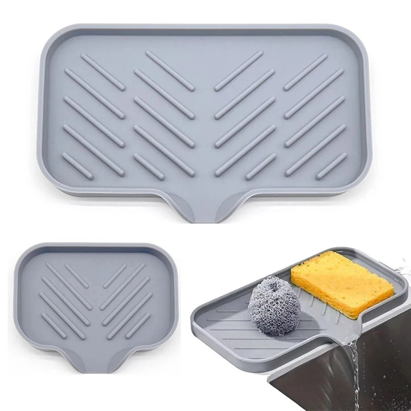 Silicone Sink Tray with Drainage – Small & Large Sizes