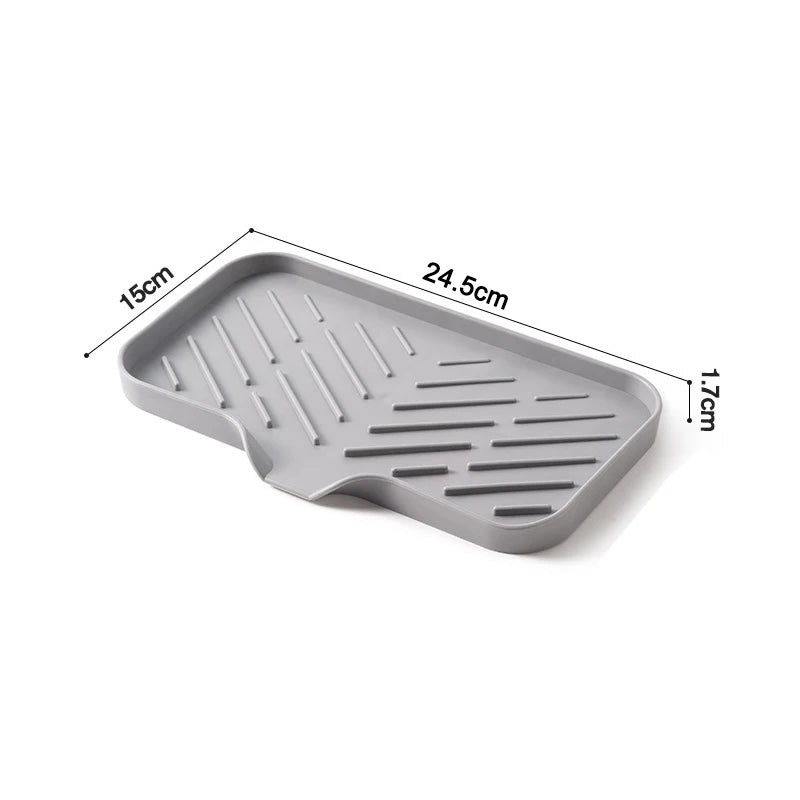 Silicone Sink Tray with Drainage – Small & Large Sizes