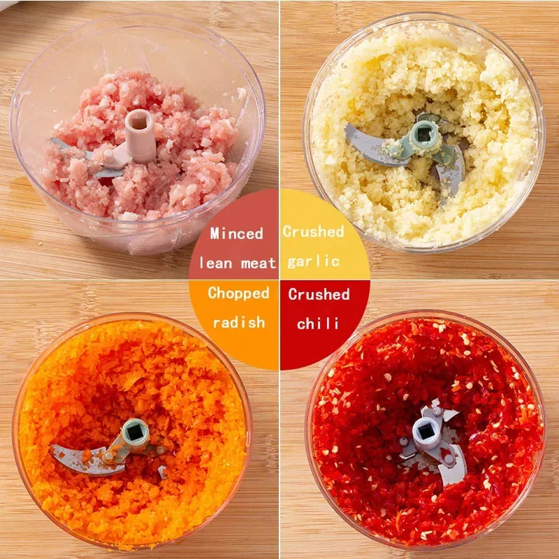 Manual Vegetable & Garlic Chopper – 500ml / 900ml