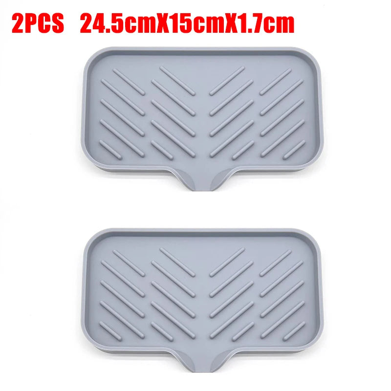 Silicone Sink Tray with Drainage – Small & Large Sizes