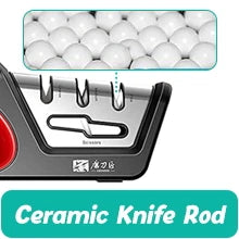 4-in-1 Kitchen Knife & Scissor Sharpener