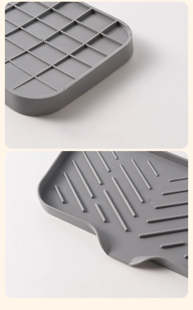 Silicone Sink Tray with Drainage – Small & Large Sizes