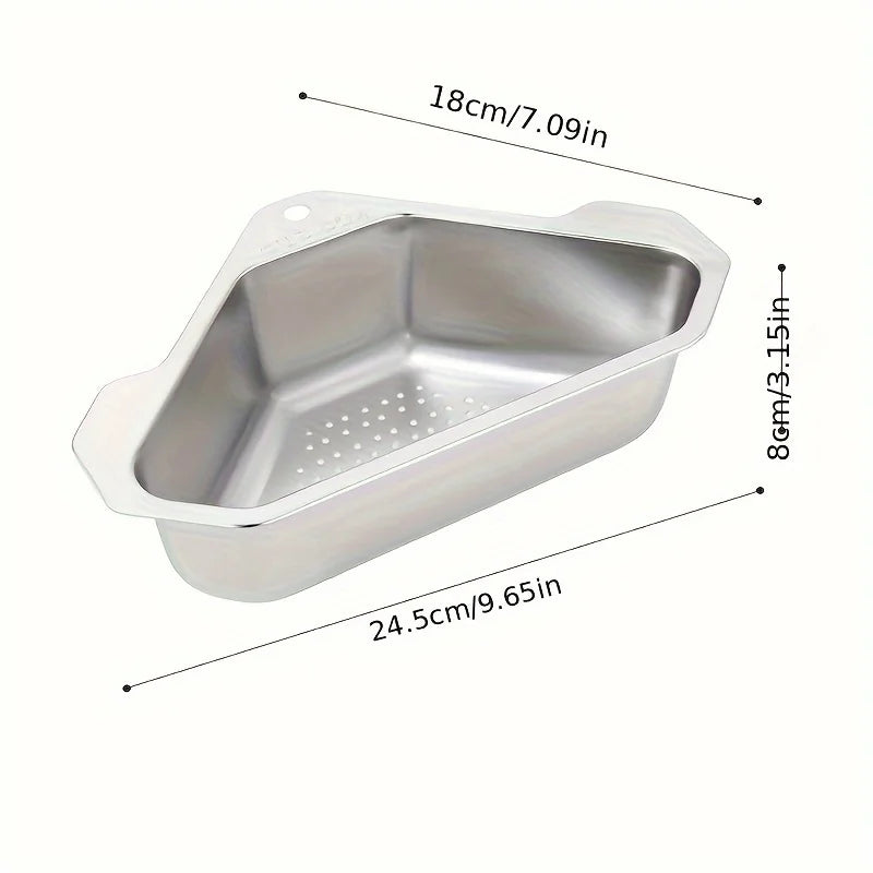 Stainless Steel Sink Drain Filter Basket – 24.5cm