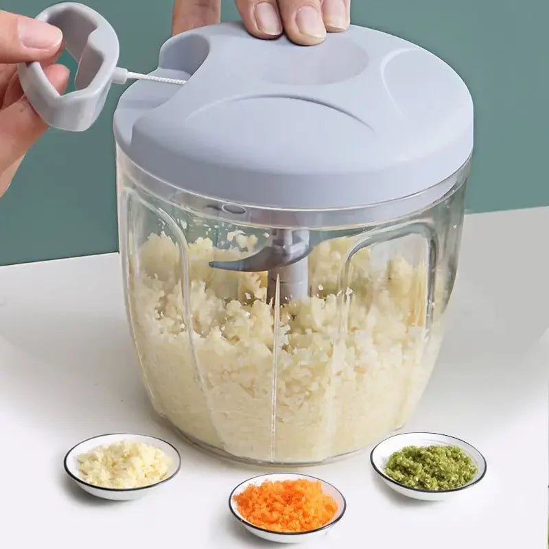 Manual Vegetable & Garlic Chopper – 500ml / 900ml