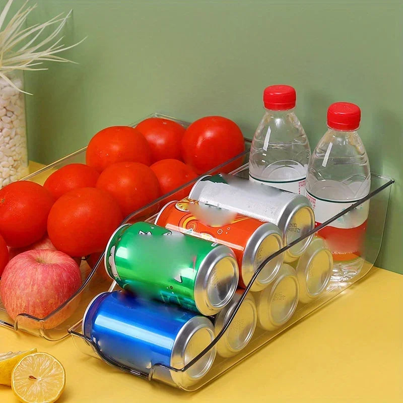 Soda Can Dispenser & Refrigerator Organizer – 1 or 2 Pack