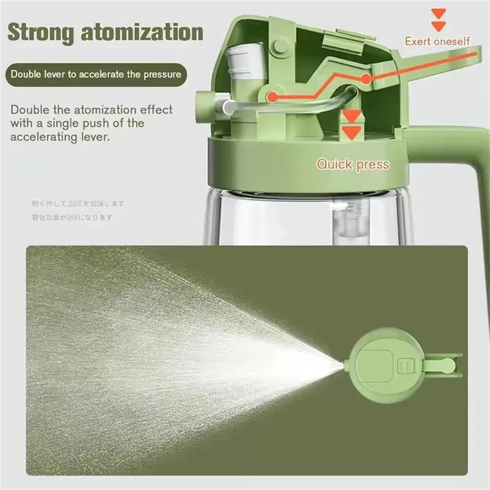 2-in-1 Glass Oil Sprayer & Dispenser Bottle – 470ml