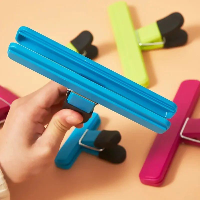 Reusable Plastic Food Bag Clips – 6-Piece Set