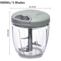 Manual Vegetable & Garlic Chopper – 500ml / 900ml