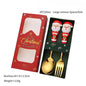 Christmas Stainless Steel Spoon & Fork Set – Santa Design