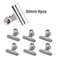 6-Piece Stainless Steel Bulldog Clips – Food Bag & Office Clips