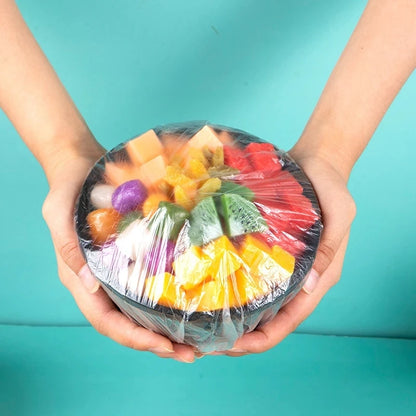Colorful Elastic Food Covers – Disposable Bowl & Fruit Covers