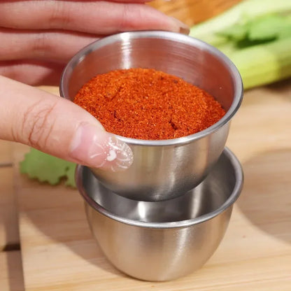 Stainless Steel Sauce Cups with Lids – 75ml