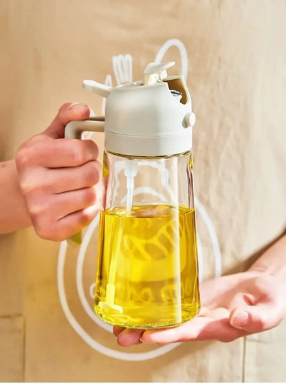 2-in-1 Oil Sprayer & Dispenser Bottle – 500ml