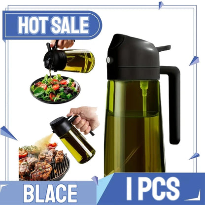 2-in-1 Oil Sprayer & Dispenser Bottle – 500ml
