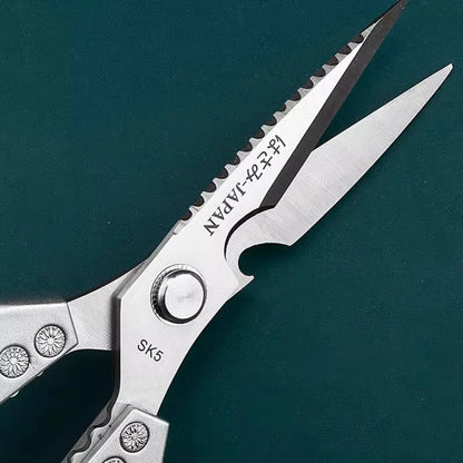 Stainless Steel Kitchen Shears – Multipurpose Food Cutting Scissors