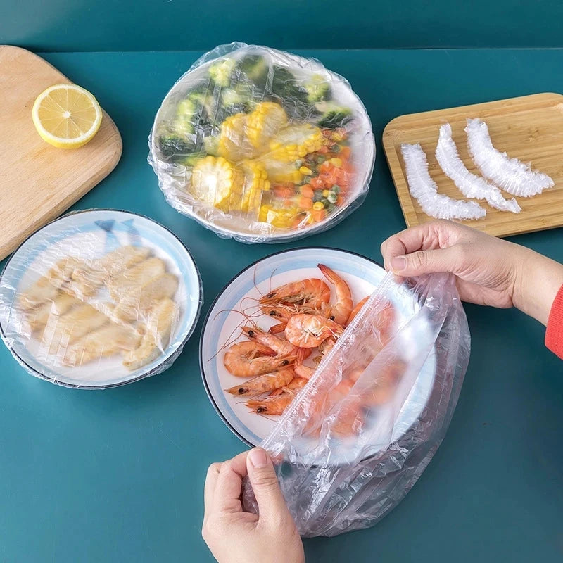 Colorful Elastic Food Covers – Disposable Bowl & Fruit Covers