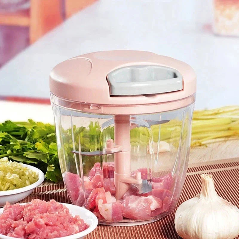 Manual Vegetable & Garlic Chopper – 500ml / 900ml