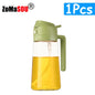 2-in-1 Plastic Oil Sprayer & Dispenser Bottle – 500ml