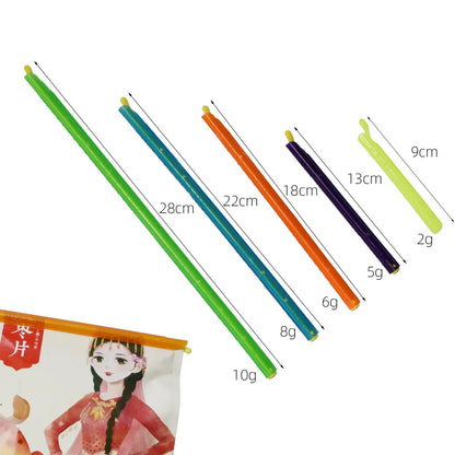 Reusable Plastic Food Bag Sealing Clips – 5/10 Pieces