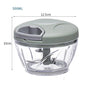 Manual Food Chopper with Stainless Steel Blades – 500ml / 900ml