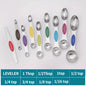 9-Piece Double-Ended Measuring Spoon Set with Magnetic Design