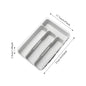 Adjustable Kitchen Drawer Organizer Tray – Utensil Storage