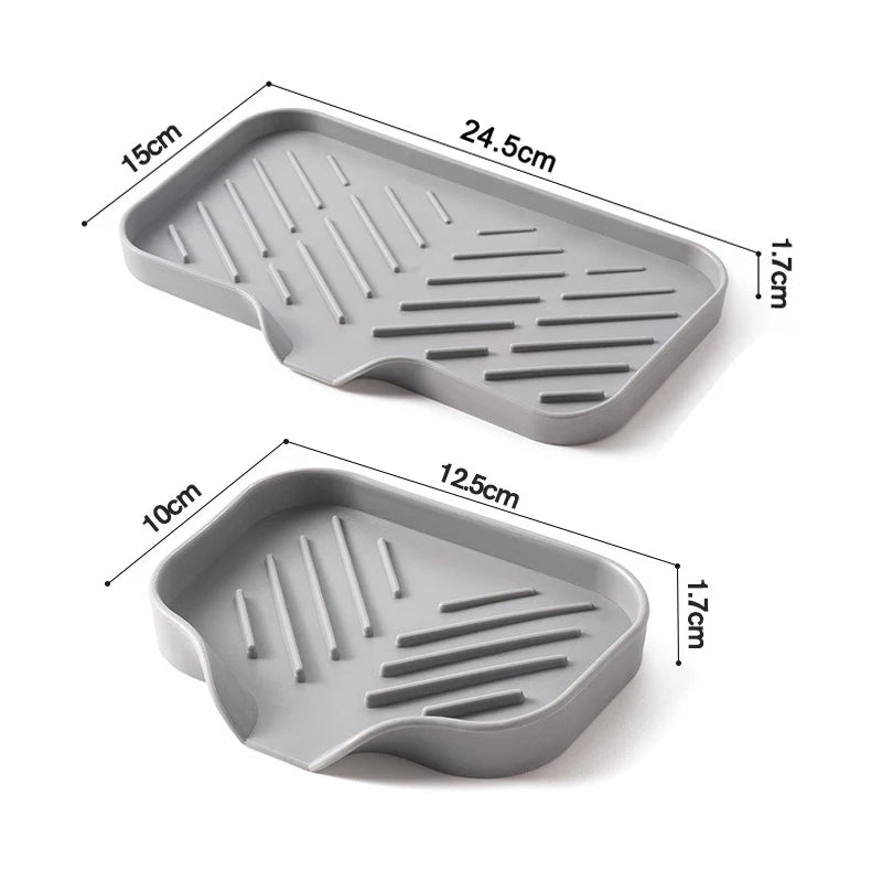 Silicone Sink Tray with Drainage – Small & Large Sizes