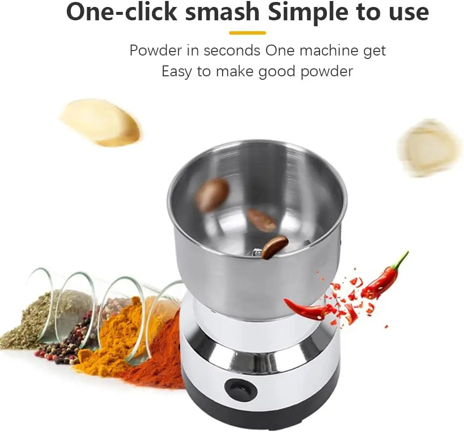 Electric Coffee & Spice Grinder – 150W Stainless Steel Blade