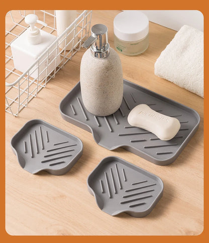 Silicone Sink Tray with Drainage – Small & Large Sizes