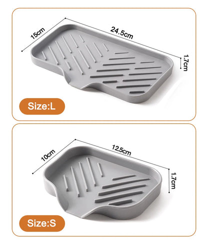 Silicone Sink Tray with Drainage – Small & Large Sizes