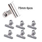 6-Piece Stainless Steel Bulldog Clips – Food Bag & Office Clips