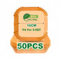 Square Air Fryer Parchment Paper Liners – 16/20/23cm, 50–100 Pack