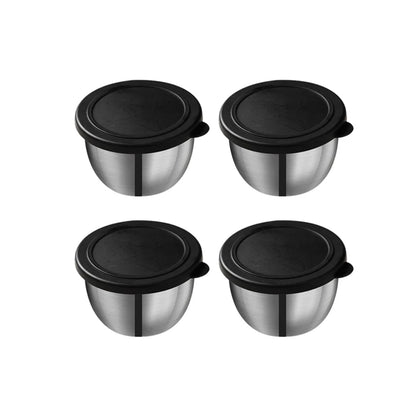 Stainless Steel Sauce Cups with Lids – 75ml