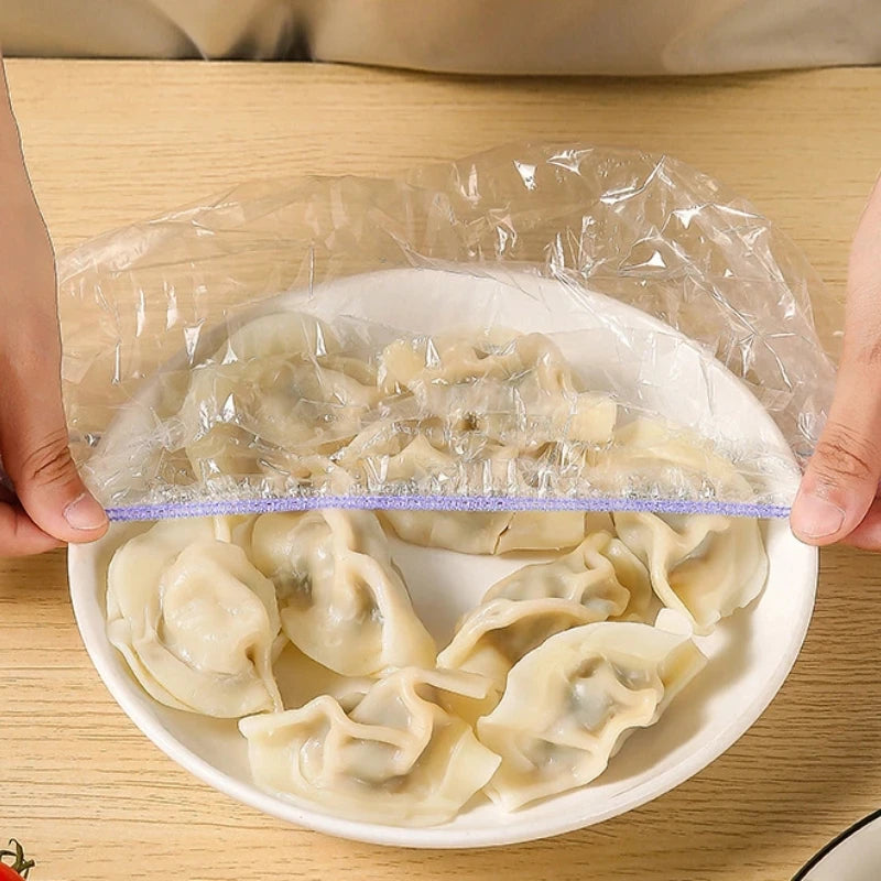 Colorful Elastic Food Covers – Disposable Bowl & Fruit Covers
