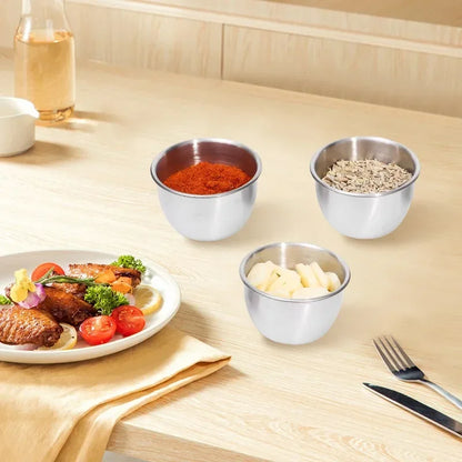 Stainless Steel Sauce Cups with Lids – 75ml