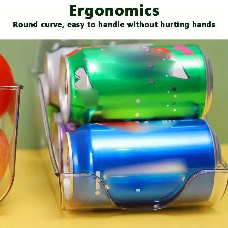 Soda Can Dispenser & Refrigerator Organizer – 1 or 2 Pack
