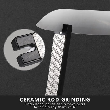Foldable Double-Sided Diamond Knife Sharpener – 400/600 Grit