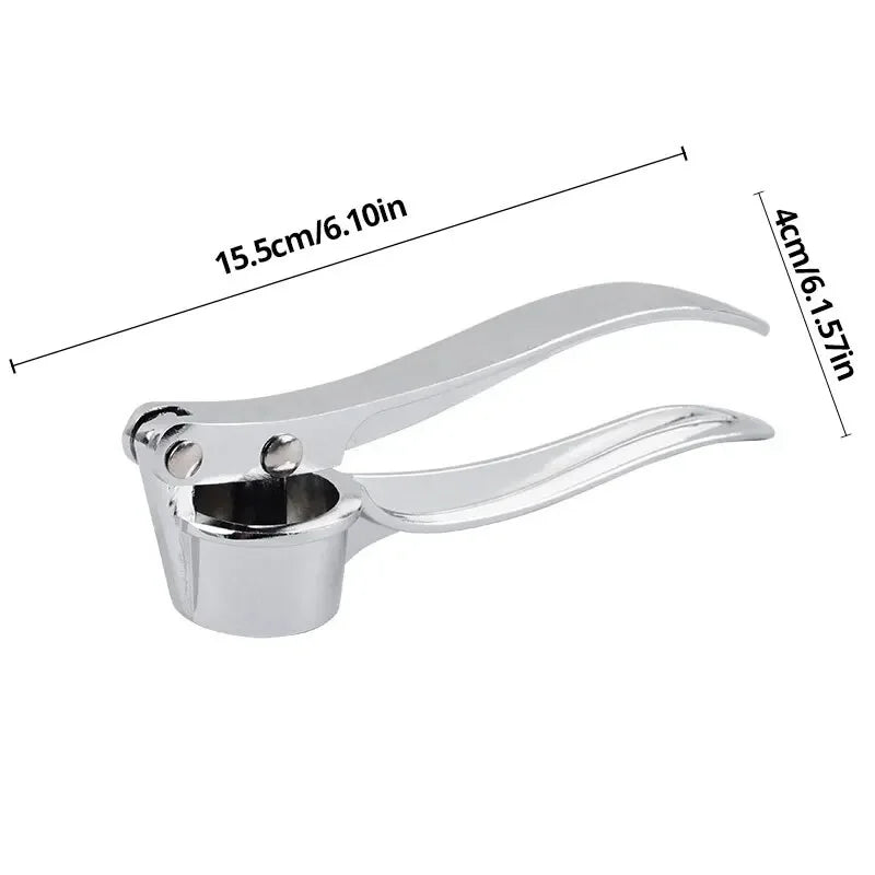 Stainless Steel Garlic Press & Ginger Masher
