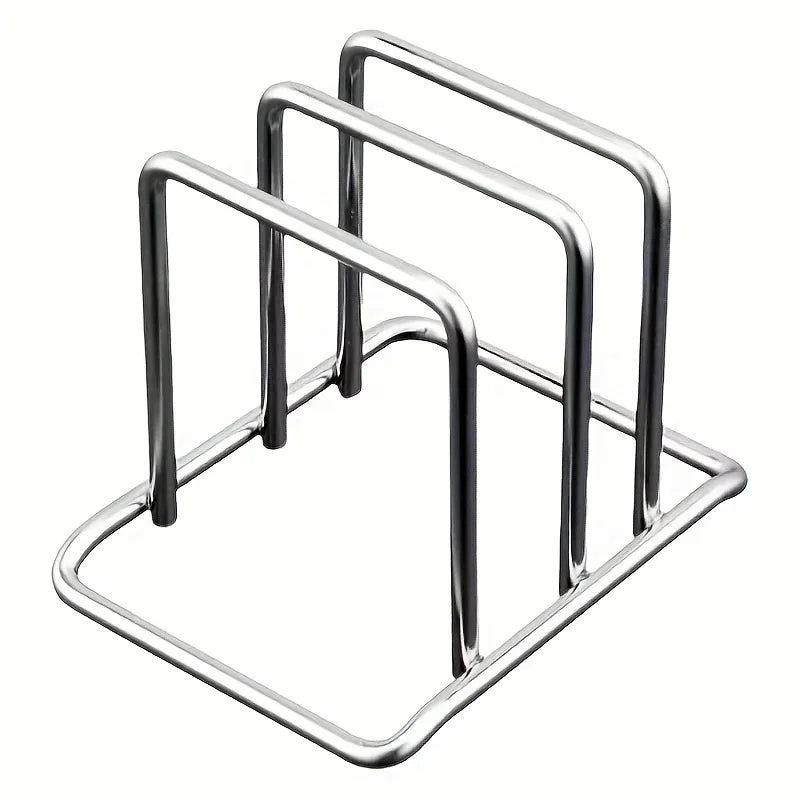 Pot Lid & Cutting Board Organizer Rack – Space-Saving Kitchen Storage