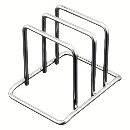 Pot Lid & Cutting Board Organizer Rack – Space-Saving Kitchen Storage