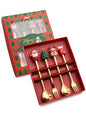 Christmas Stainless Steel Spoon & Fork Set – Santa Design